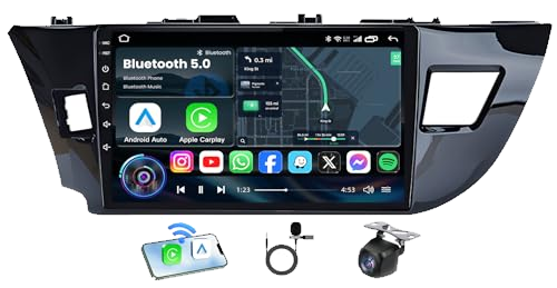 4G RAM +64G ROM Car Radio for Toyota Corolla 2014-2016: 10 Inch