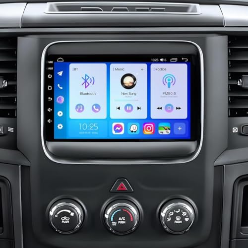 8Core 4GB+64GB ROM Car Radio Stereo for Dodge Ram 1500 2500 3500 2013-2018
